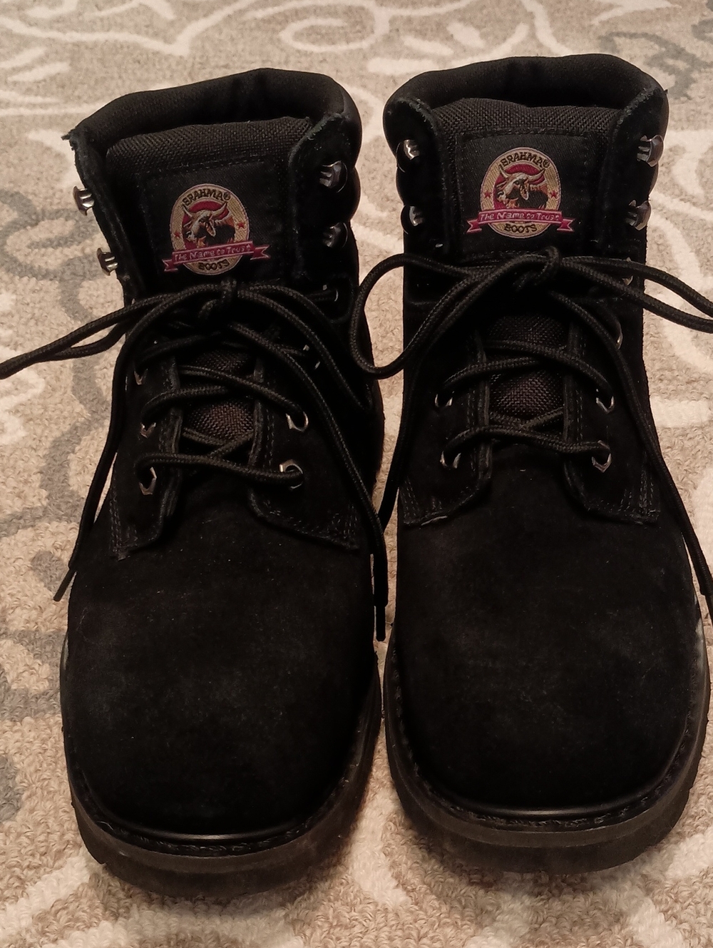 Brahma Steel Toe Suede Boots